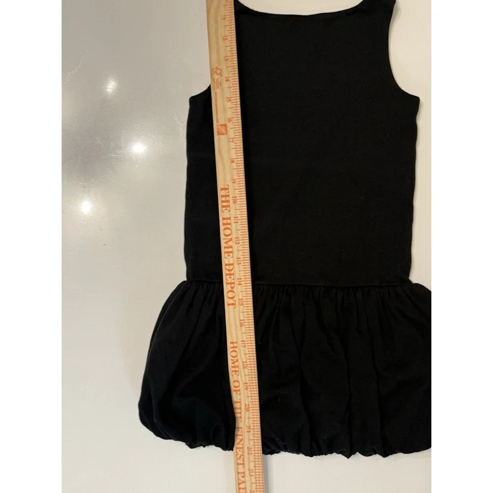 Ralph Lauren girl's size 6 black bubble hem dress pullover school